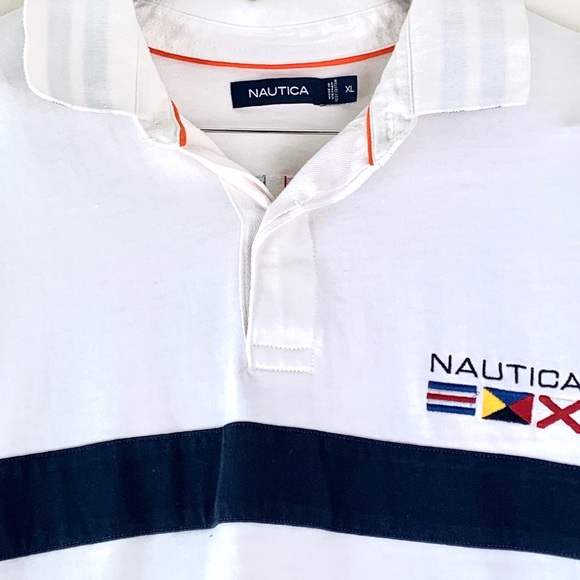 Vintage Nautica Challenge Embroidered Polo XL - Picture 4 of 4